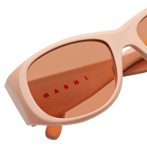 Marni OEF Orinoco River Nude - 57 Occhiali da sole Pink Cat Eye
