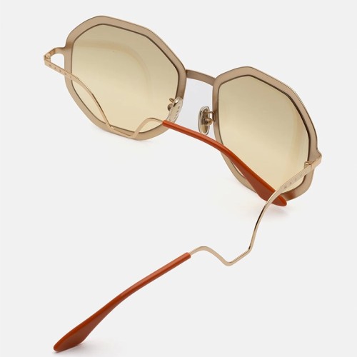 Marni SJP Kamiora Mine Oro - 58 Occhiali da sole Gold Square