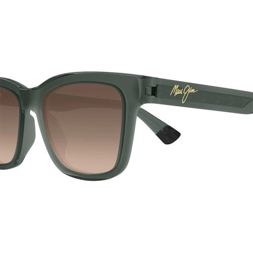 Maui Jim MJ0644S HANOHANO - 004 - 53 - CON LENTI POLARIZZATE Occhiali da sole Green Square