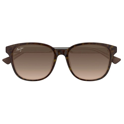 Maui Jim MJ0647SA KU'IKAHI AF - 002 - 55 - CON LENTI POLARIZZATE Occhiali da sole Havana Pillow (Rounded)