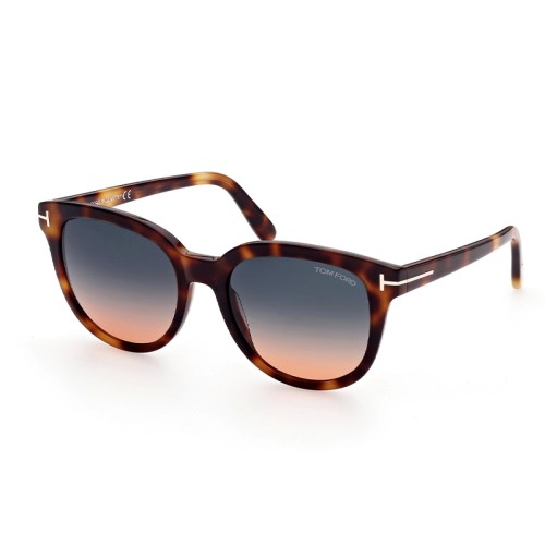 Tom Ford FT0914 OLIVIA-02 - 53P - 54 Occhiali da sole Havanna Pillow (Rounded)