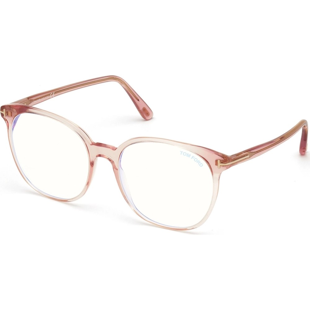 Tom Ford TF5671-B - 072 - 56 - CON LENTI CON FILTRO LUCE BLU-VIOLETTA Montature ottiche Pink Pillow (Rounded)