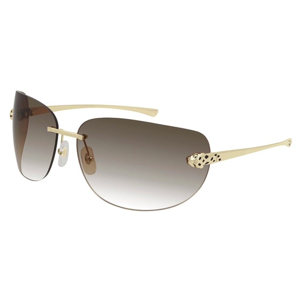 Cartier CT0266S - 004 - 61 Occhiali da sole Gold Square