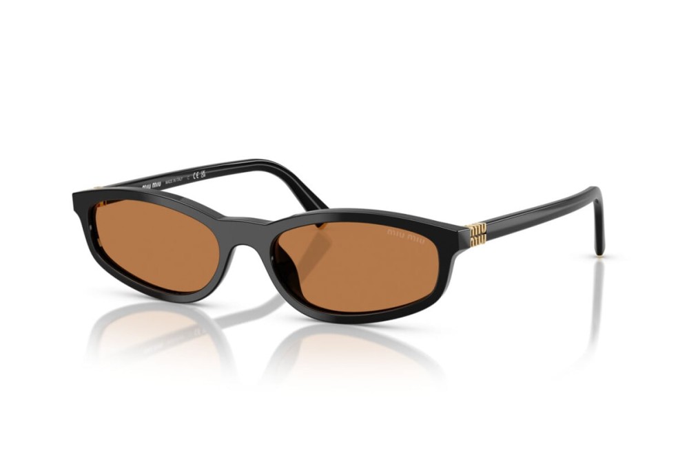 MIU MIU MU A06S - 16K10I - 54 Occhiali da sole Black Oval