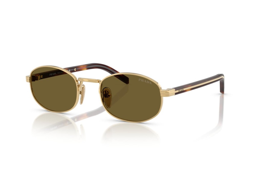 PRADA PR B53S - 5AK09Z - 52 Occhiali da sole Gold Oval