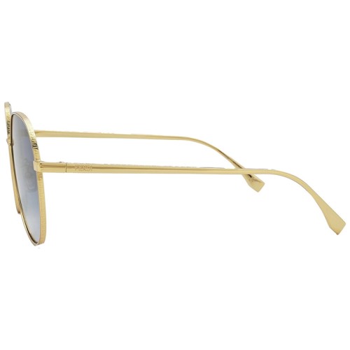 Fendi FE40069U - 30W - 59 Occhiali da sole Gold Round