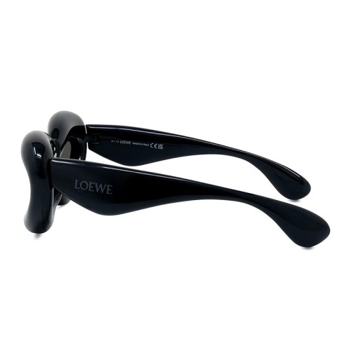 Loewe LW40097I - 01A - 55 Occhiali da sole Black Cat Eye