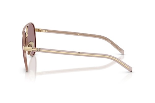 PRADA PR B57S - ​24E20I - ​59 Occhiali da sole Gold Pilot (Aviator)