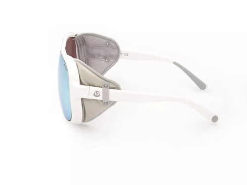Moncler ML0206 DIFFRACTOR - 24C - 66 Occhiali da sole White Shield