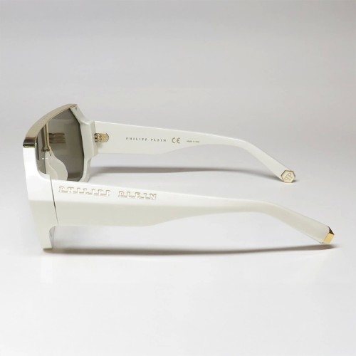 Philipp Plein SPP047 HEXAGON CAMOU - 3GFG Occhiali da sole White Flat Top