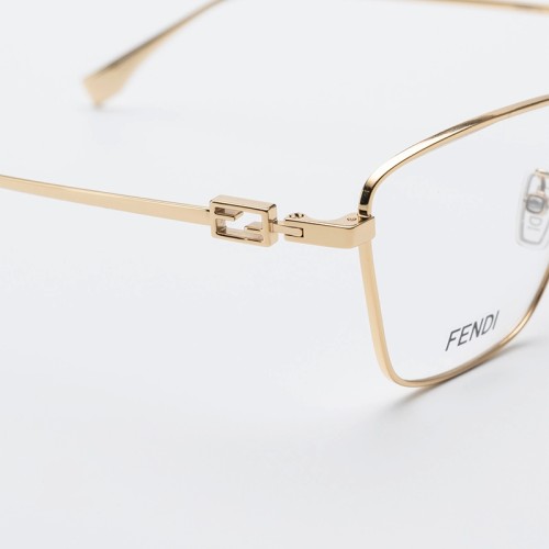 Fendi FE50071U - 030 - 57 Montature ottiche Gold Square