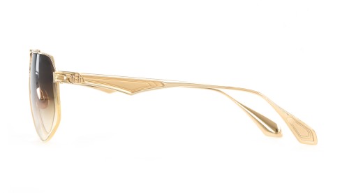 Maybach THE CHIEF I - CHG-CHG-Z33 - 61 - PLACCATO ORO (GOLD PLATED) Occhiali da sole Gold Pilot (Aviator)