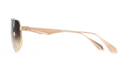 Maybach THE CHIEF I - RG-RG-Z62 - 61 - PLACCATO ORO (GOLD PLATED) Occhiali da sole Gold Pilot (Aviator)