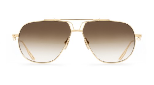 Maybach THE COMMANDER I - MG-Z62 - 64 - PLACCATO ORO (GOLD PLATED) Occhiali da sole Gold Pilot (Aviator)