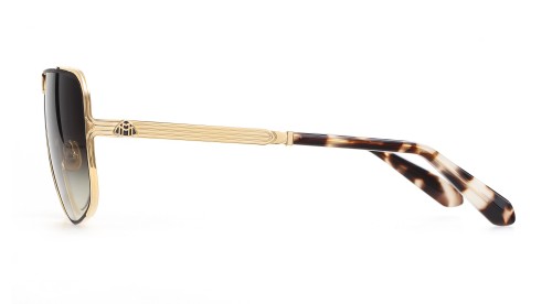 Maybach THE PRESENTER I - CHG/B-AAU-Z35 - 66 - PLACCATO ORO (GOLD PLATED) Occhiali da sole Pilot (Aviator)