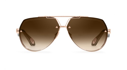 Maybach THE KING I - RG-HI-Z62 - 63 - PLACCATO ORO (GOLD PLATED) Occhiali da sole Gold Pilot (Aviator)