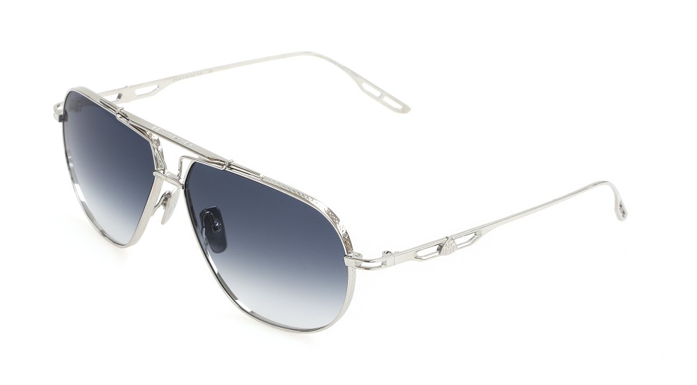 Maybach THE COMMANDER I - P-Z60 - 64 Occhiali da sole Silver Pilot (Aviator)