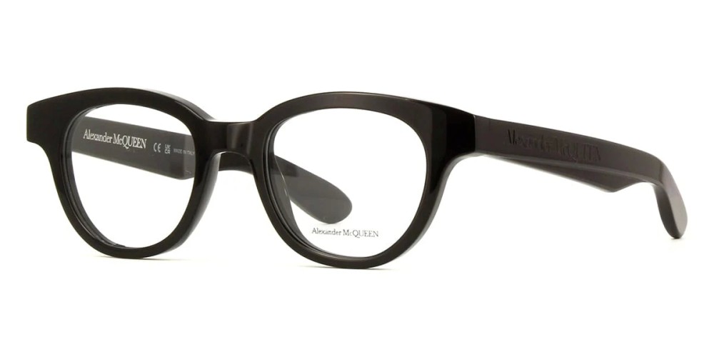 Alexander McQueen AM0384O - 001 - 47 Montature ottiche Black Pillow (Rounded)