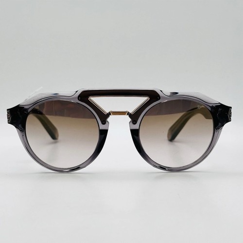 Philipp Plein SPP045 BRAVE SHADES - 9MBG - 50 Occhiali da sole Gray Round