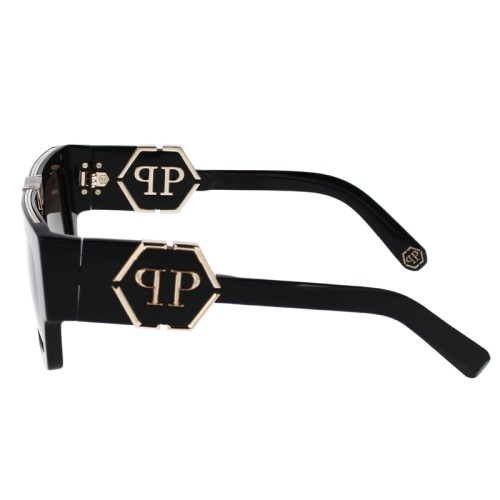 Philipp Plein SPP092 GLOOM - 0700 - 50 Occhiali da sole Black Square