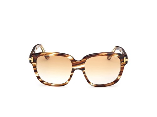 Tom Ford FT1236-F ICON COLLECTION - 55F - 58 Occhiali da sole Havanna Square