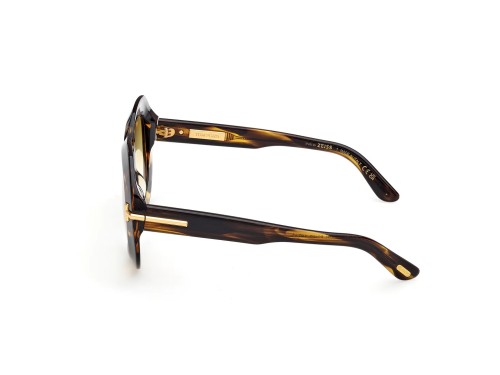 Tom Ford FT1237 ICON COLLECTION - 56F - 53 Occhiali da sole Havanna Oval