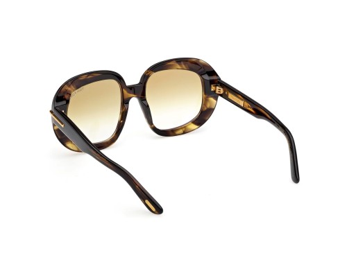 Tom Ford FT1237 ICON COLLECTION - 56F - 53 Occhiali da sole Havanna Oval