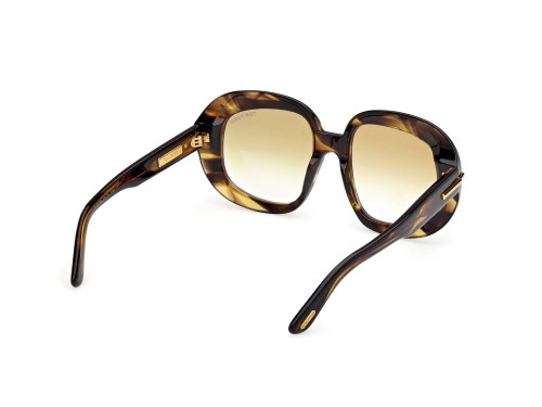 Tom Ford FT1237 ICON COLLECTION - 56F - 53 Occhiali da sole Havanna Oval
