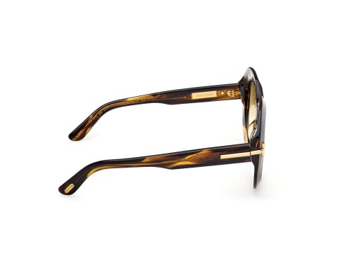 Tom Ford FT1237 ICON COLLECTION - 56F - 53 Occhiali da sole Havanna Oval