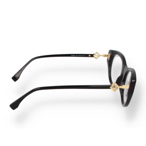 Fendi FE50099I - 001 - 53 Montature ottiche Black Cat Eye