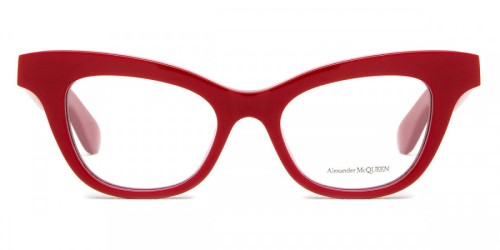 Alexander McQueen AM0381O - 003 - 47 Montature ottiche Red Cat Eye