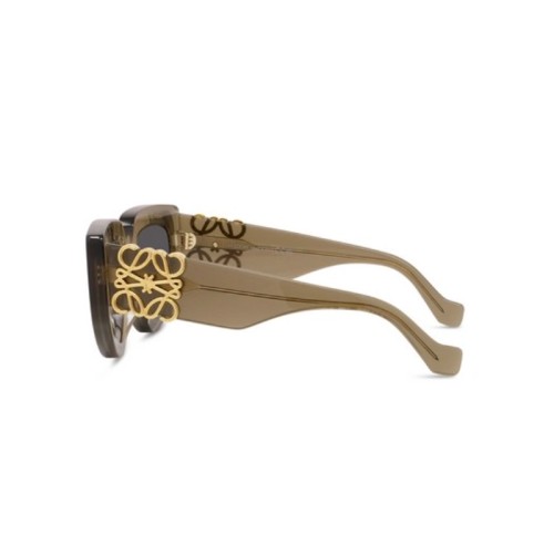 Loewe LW40154U - 96A - 51 Occhiali da sole Brown Cat Eye