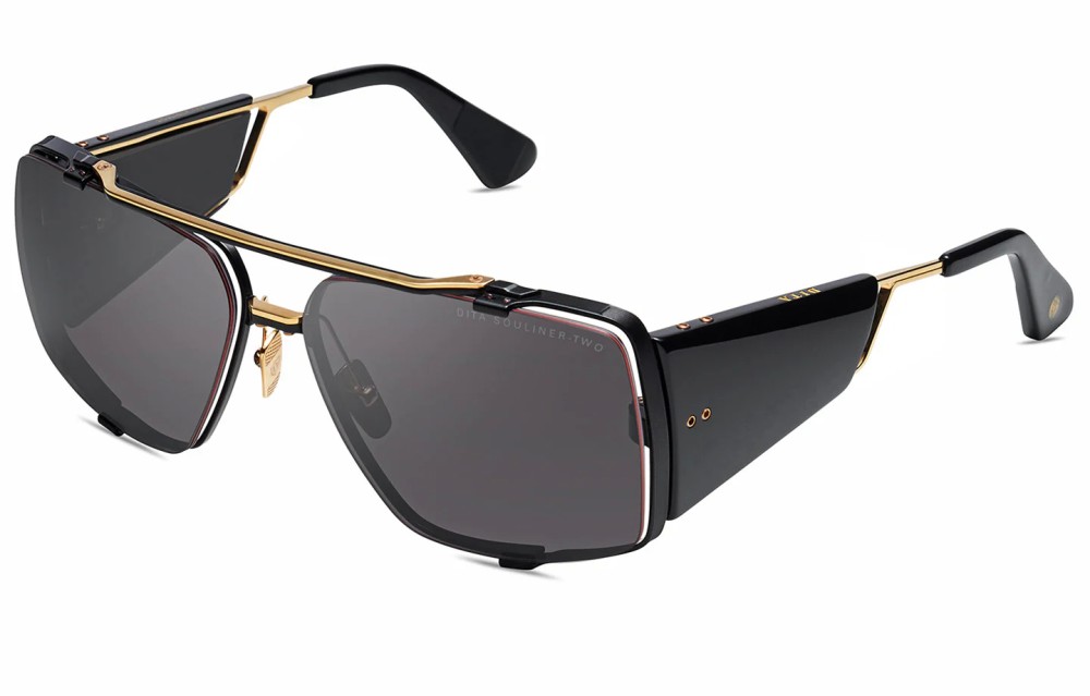 Dita SOULINER-TWO DTS 136 - 03 - 64 Occhiali da sole Black Pilot (Aviator)