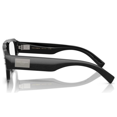 DOLCE & GABBANA DG3406 - ​2820 - ​56 Montature ottiche Black Pilot (Aviator)
