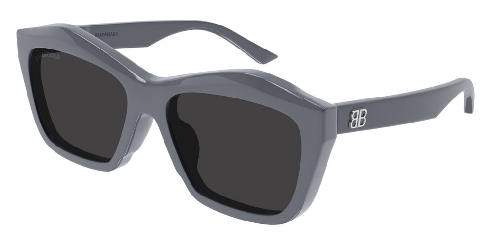 Balenciaga BB0216S - 004 - 57 Occhiali da sole Gray Square