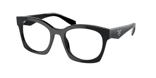 PRADA PR A05V - ​16K1O1 - ​52 Montature ottiche Noir Angulaire