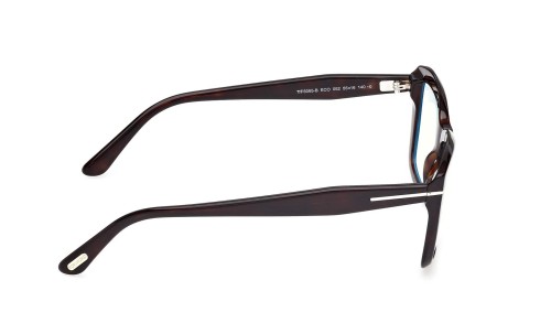Tom Ford TF6065-B ECO - 052 - 55 - CON LENTI CON FILTRO LUCE BLU-VIOLETTA Montature ottiche Havanna Square