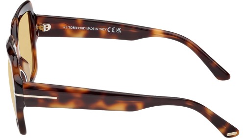 Tom Ford FT1082 KAYA - 53E - 54 Occhiali da sole Havanna Square