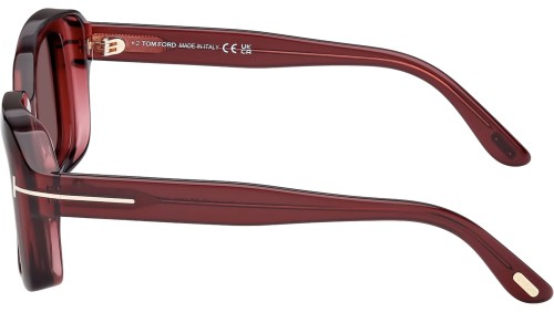 Tom Ford FT1283 NATALIA-02 - 69T - 52 Occhiali da sole Burgundy Square