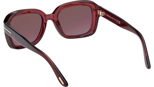 Tom Ford FT1283 NATALIA-02 - 69T - 52 Occhiali da sole Burgundy Square