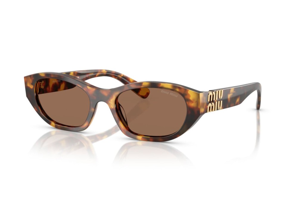 MIU MIU MU A03S - 14L60M - 53 Occhiali da sole Havanna Cat Eye