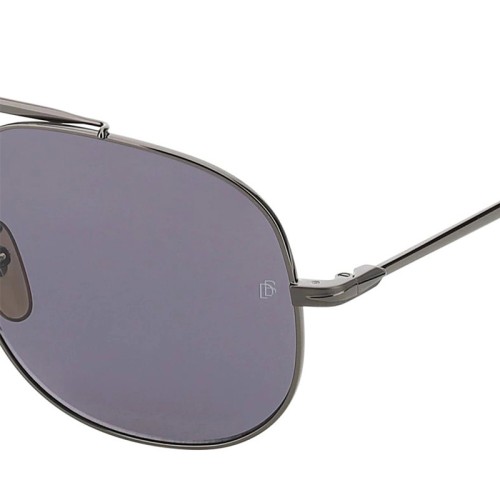 David Beckham DB 7004/S - V81M9 - 57 - CON LENTI POLARIZZATE Occhiali da sole Gray Pilot (Aviator)