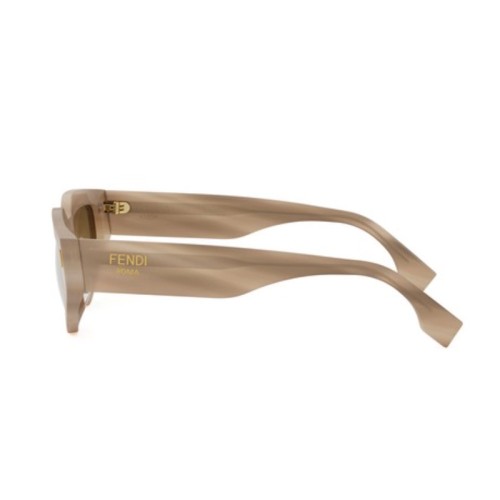 Fendi FE40163U - 59E - 54 Occhiali da sole Brown Cat Eye
