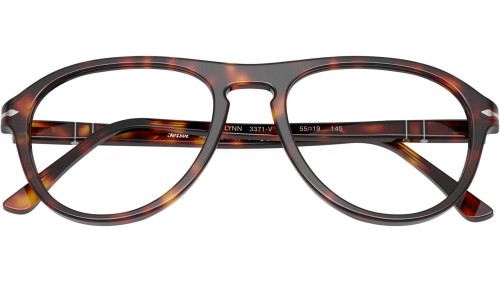 Persol 0PO3371V - 24 - 55 Montature ottiche Havanna Pilot (Aviator)