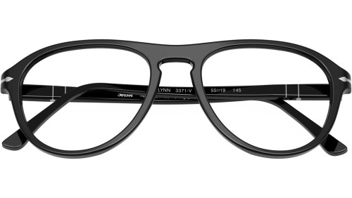 Persol 0PO3371V - 95 - 55 Montature ottiche Black Pilot (Aviator)