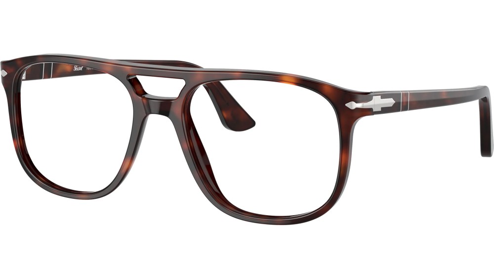 Persol PO3329V - 24 - 54 Montature ottiche Havanna Pilot (Aviator)