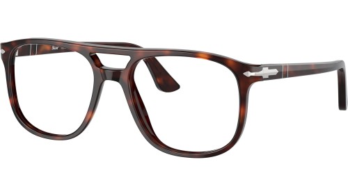 Persol PO3329V - 24 - 54 Montature ottiche Havanna Pilot (Aviator)