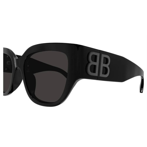 Balenciaga BB0323SK - 001 - 55 Occhiali da sole Black Square