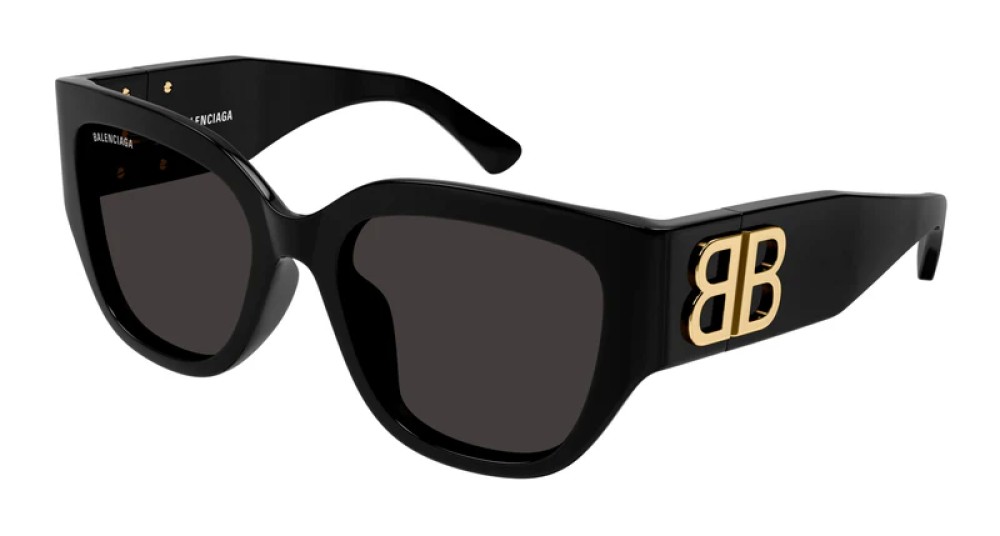 Balenciaga BB0323SK - 002 - 55 Occhiali da sole Black Square