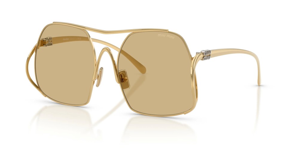 MIU MIU MU A55S - ​5AK10R - ​57 Occhiali da sole Gold Square
